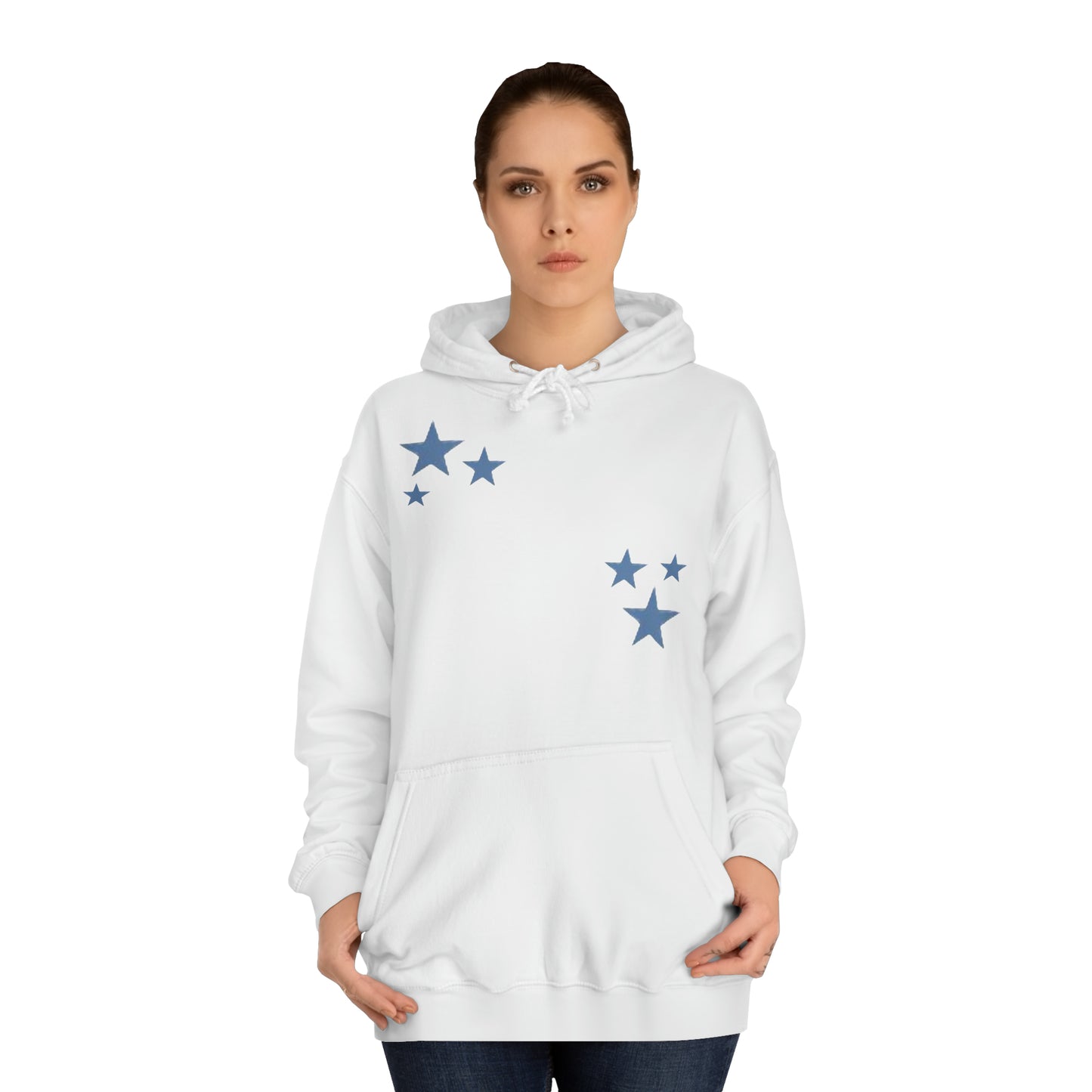 Aura Apparel Stars Unisex College Hoodie