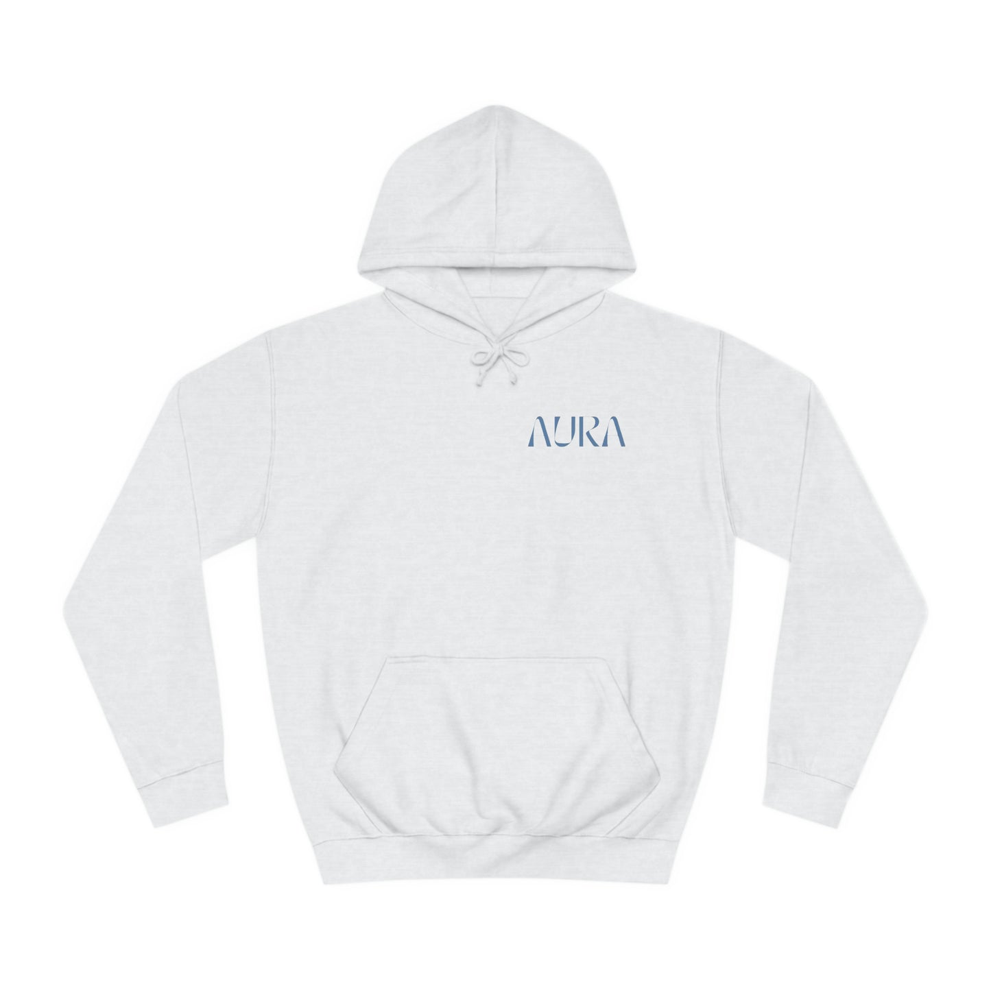 Aura Apparel Blue Smile Hoodie Unisex College Hoodie