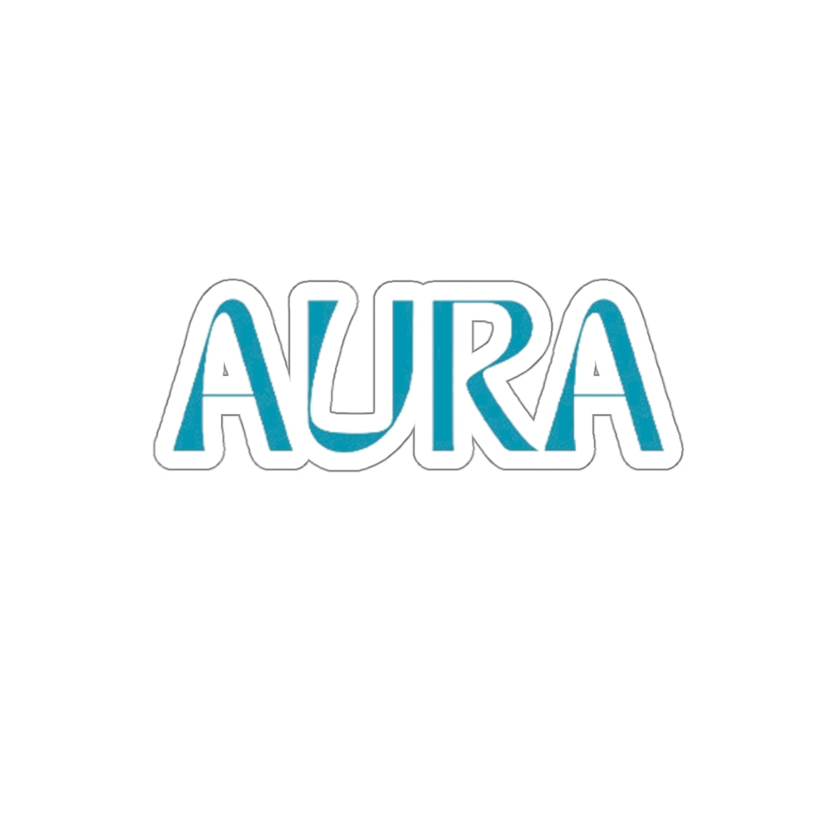 Aura Apparel LOGO "YOUR AURA IS A REFLECTION OF YOUR INNER SELF" Kiss-Cut Stickers