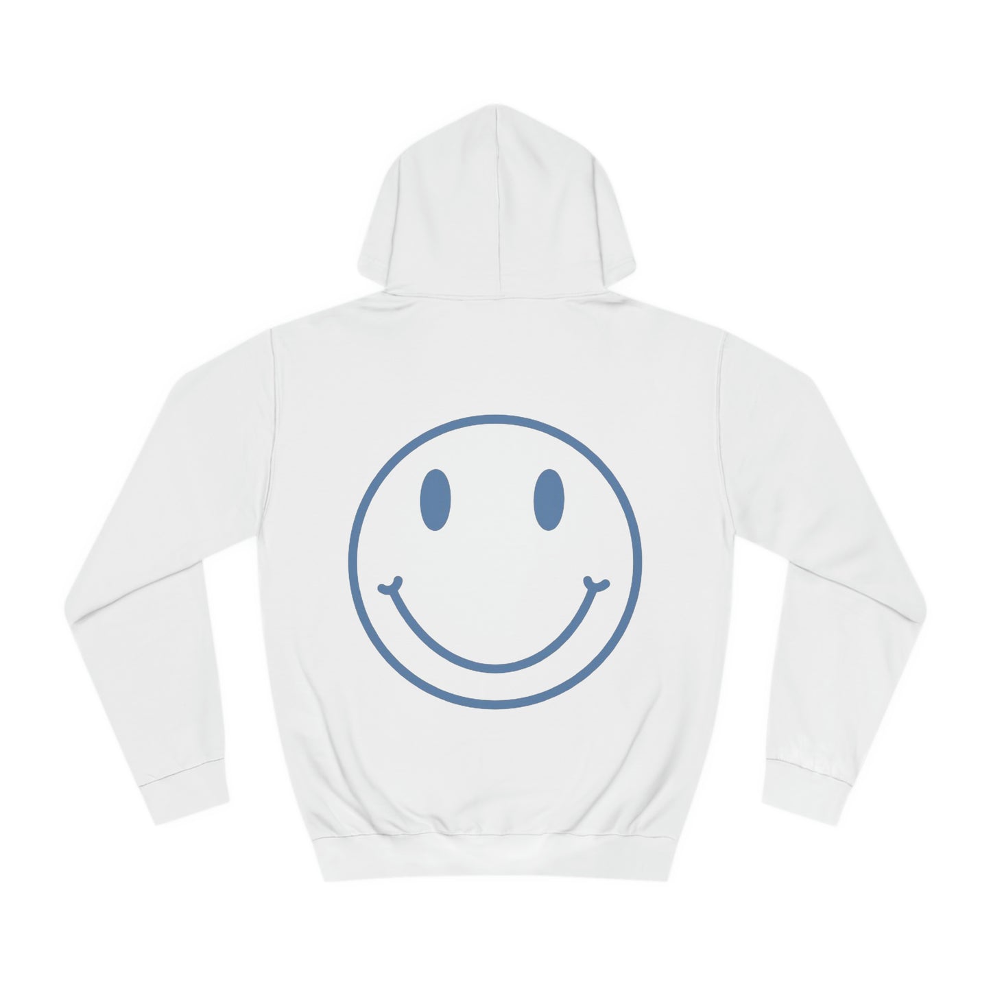 Aura Apparel Blue Smile Hoodie Unisex College Hoodie