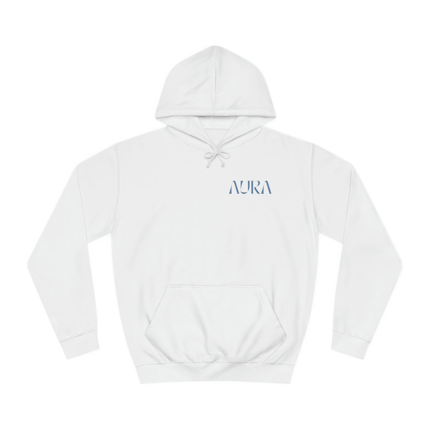 Aura Apparel Blue Smile Hoodie Unisex College Hoodie