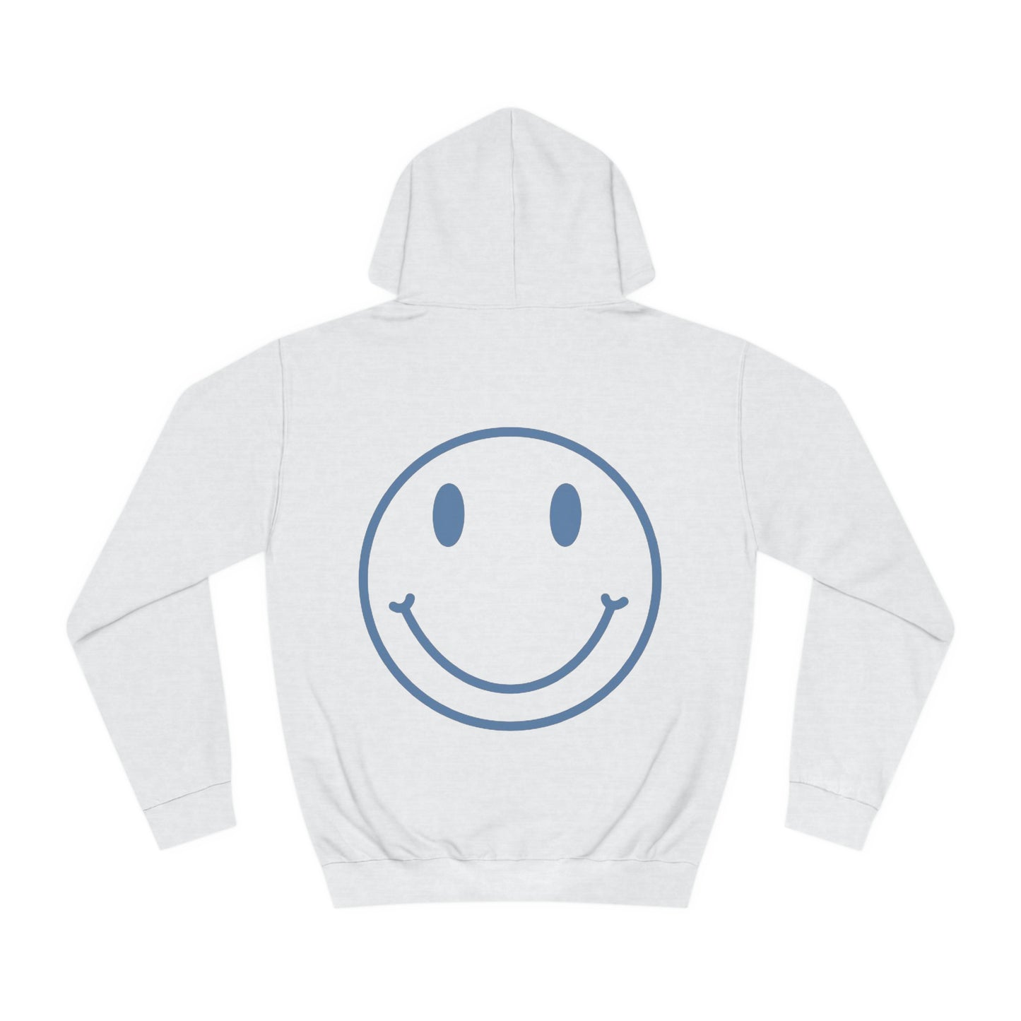 Aura Apparel Blue Smile Hoodie Unisex College Hoodie