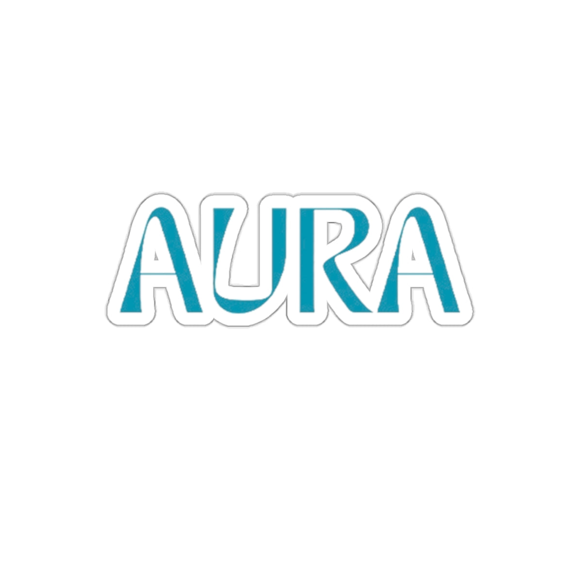 Aura Apparel LOGO "YOUR AURA IS A REFLECTION OF YOUR INNER SELF" Kiss-Cut Stickers