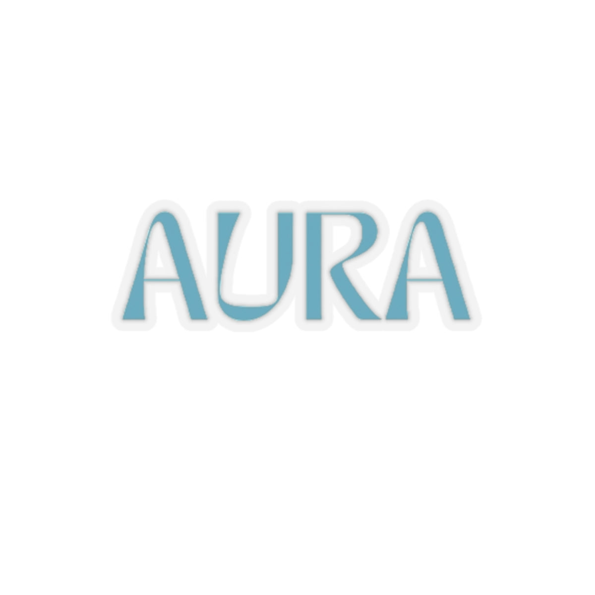 Aura Apparel LOGO "YOUR AURA IS A REFLECTION OF YOUR INNER SELF" Kiss-Cut Stickers