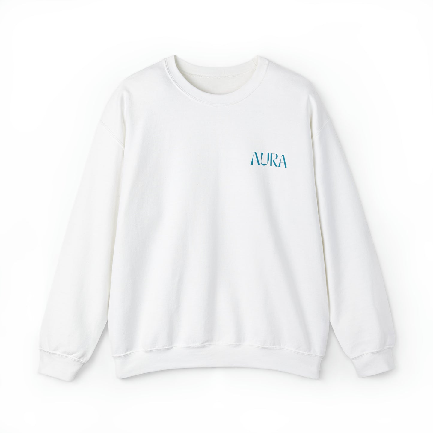 Aura Apparel LOGO "YOUR AURA IS A REFLECTION OF YOUR INNER SELF" Unisex Heavy Blend™ Crewneck Sweatshirt