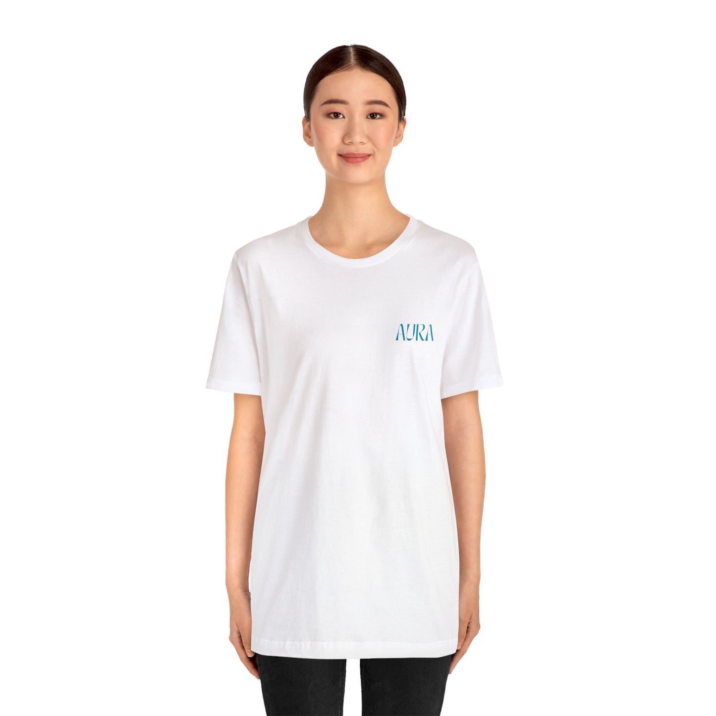 Aura Apparel LOGO "YOUR AURA IS A REFLECTION OF YOUR INNER SELF" Unisex Jersey Short Sleeve Tee