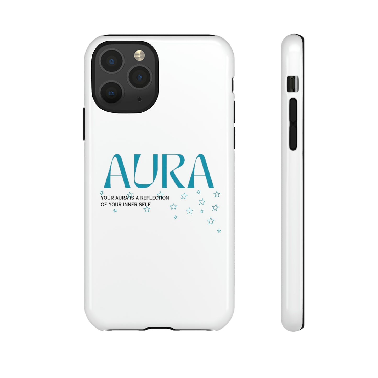 Aura Apparel LOGO "YOUR AURA IS A REFLECTION OF YOUR INNER SELF" Phone Tough Cases