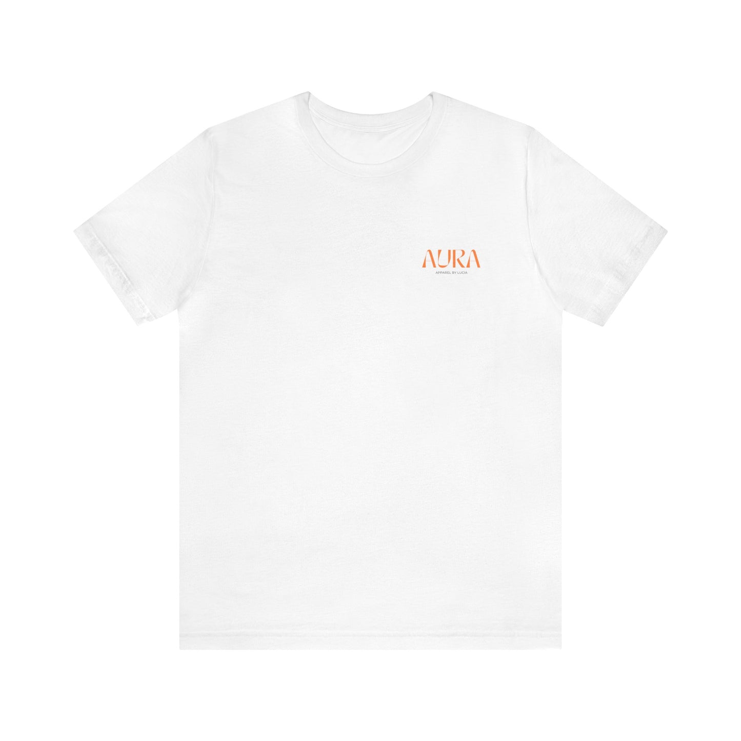 Orange Aura Apparel LOGO Unisex Jersey Short Sleeve Tee