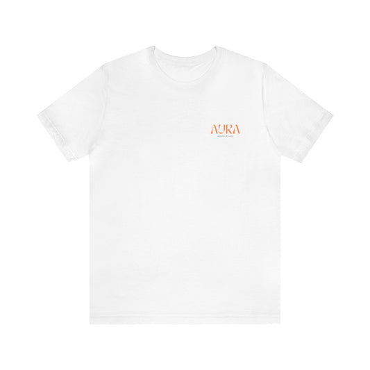 Orange Aura Apparel LOGO Unisex Jersey Short Sleeve Tee