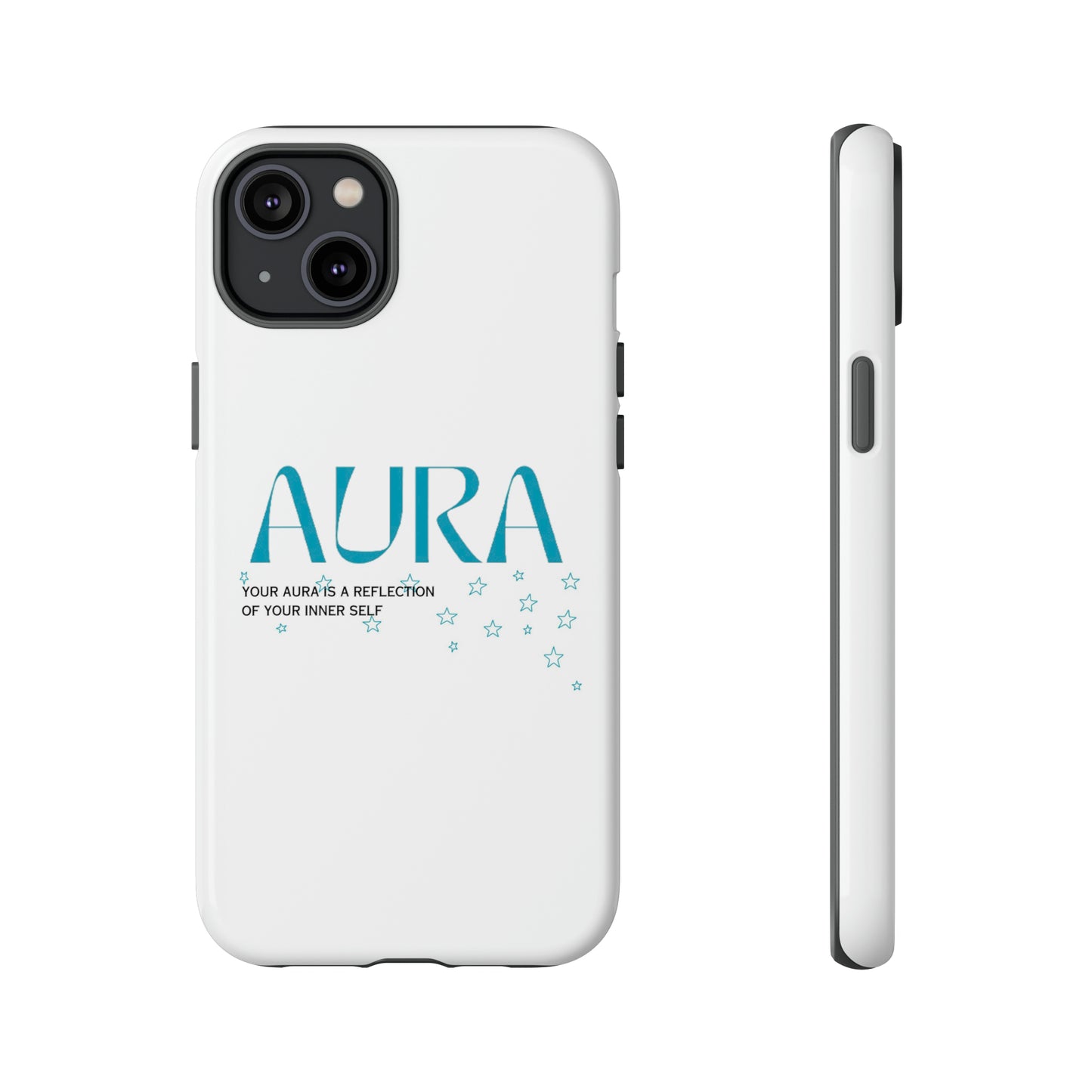 Aura Apparel LOGO "YOUR AURA IS A REFLECTION OF YOUR INNER SELF" Phone Tough Cases