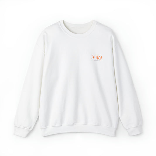 Orange Aura Apparel LOGO Unisex Heavy Blend™ Crewneck Sweatshirt