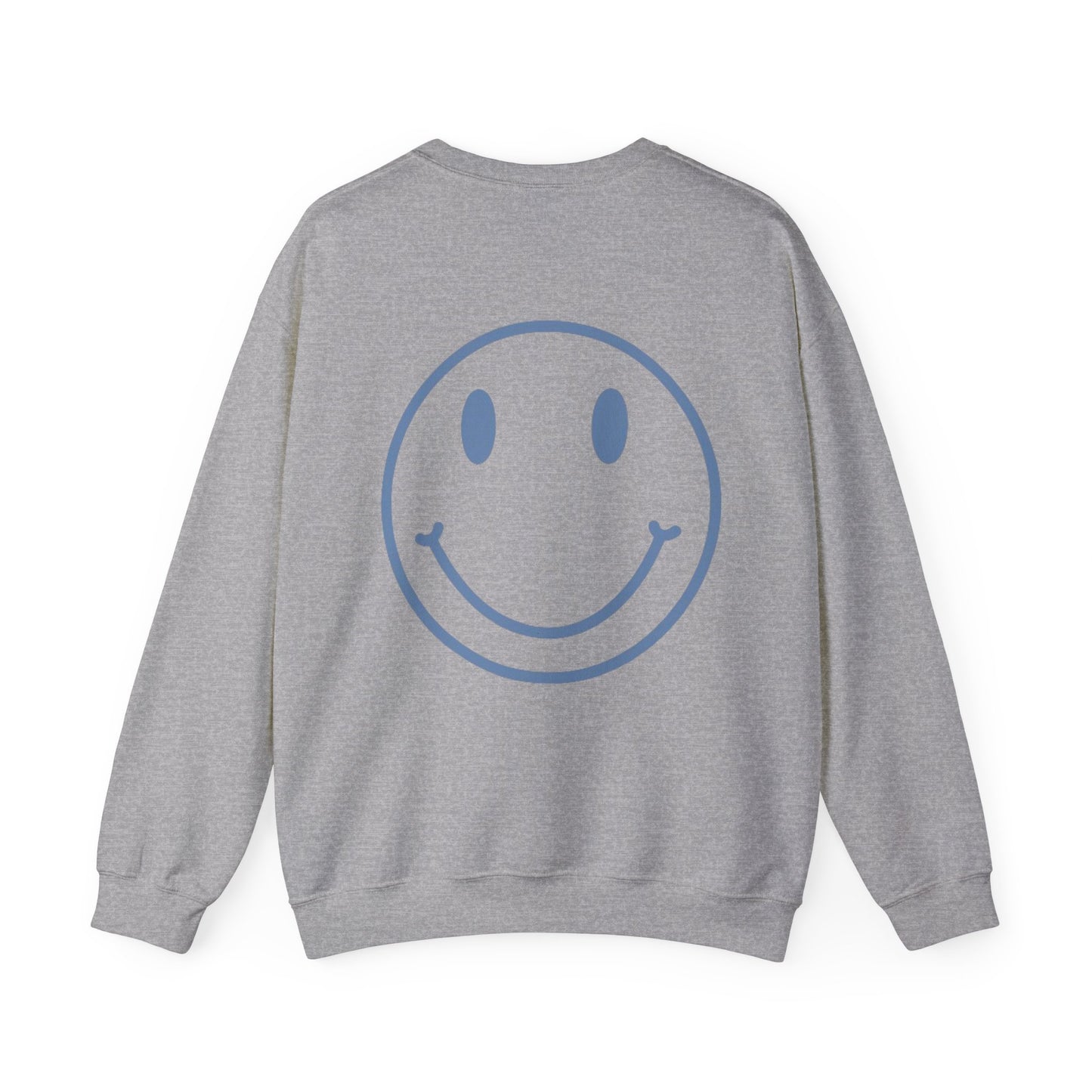 Aura Apparel Blue Smile Crewneck Unisex Heavy Blend™ Crewneck Sweatshirt