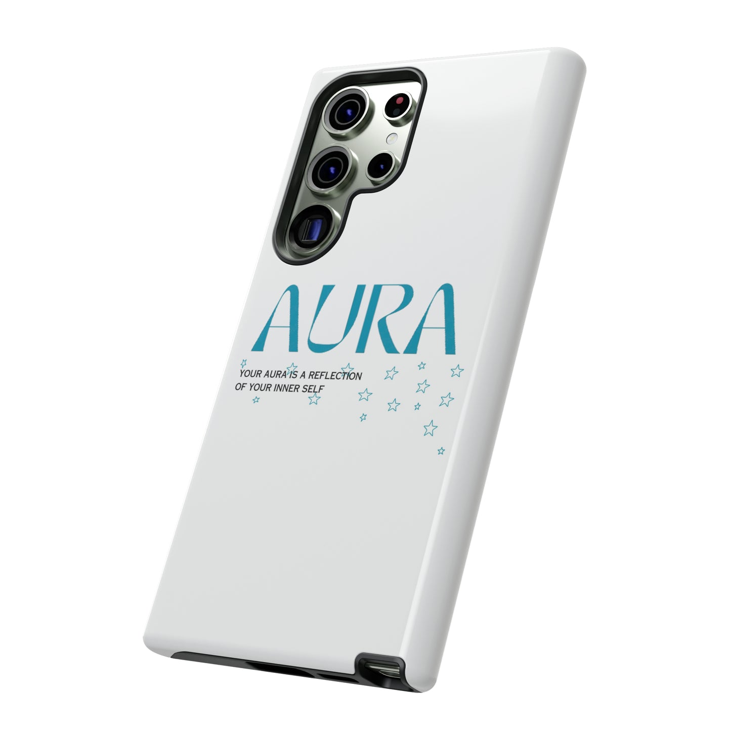 Aura Apparel LOGO "YOUR AURA IS A REFLECTION OF YOUR INNER SELF" Phone Tough Cases