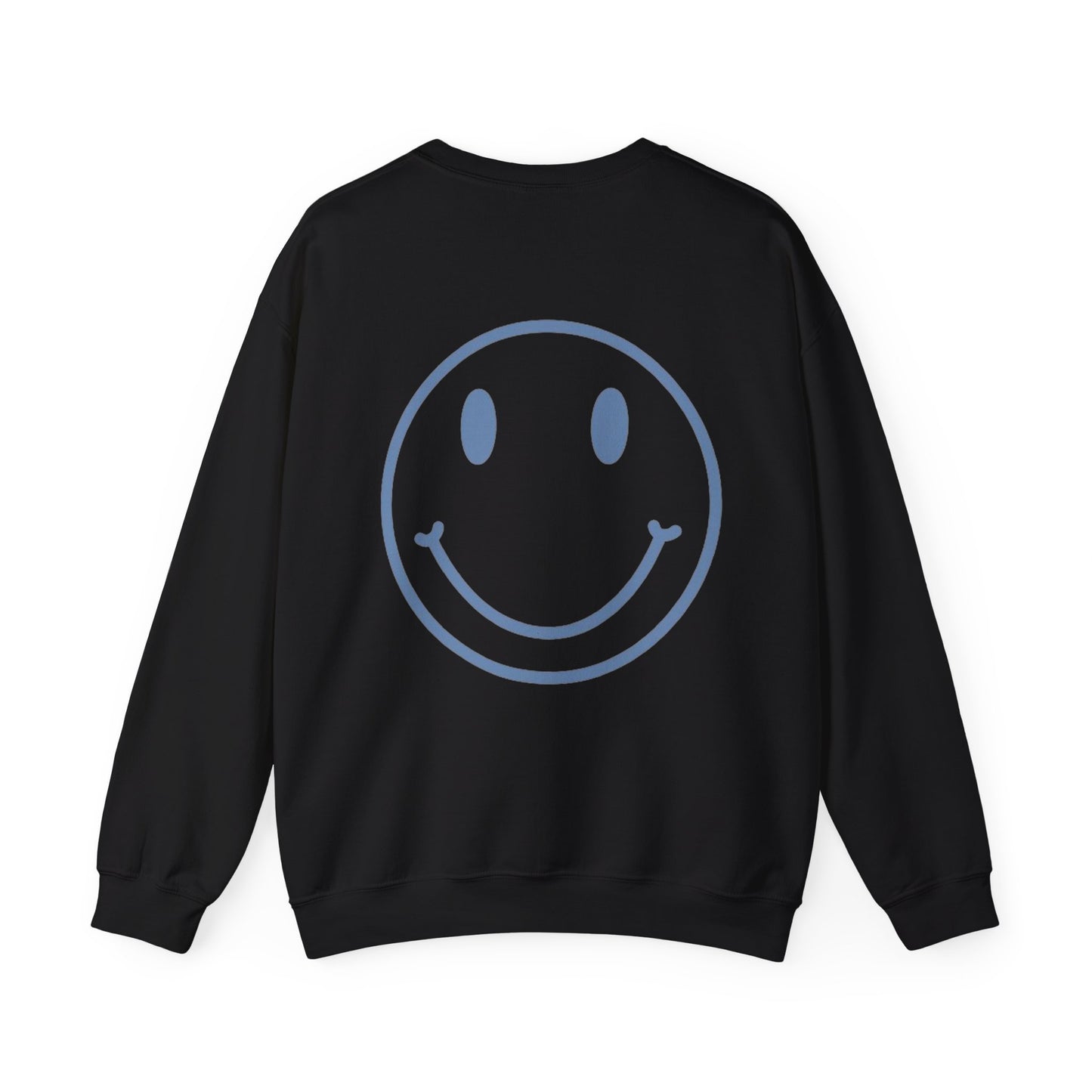 Aura Apparel Blue Smile Crewneck Unisex Heavy Blend™ Crewneck Sweatshirt